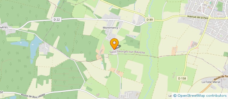 localisation de l'entreprise DE MONTMERCY  SAINT-GEORGES-SUR-BAULCHE