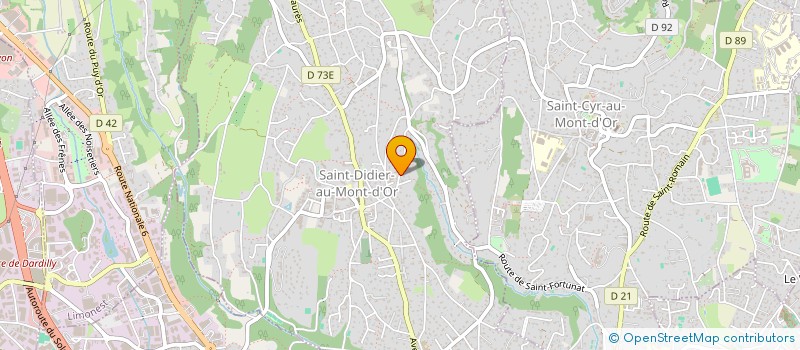 localisation de l'entreprise DE MONTMIRAIL  SAINT-DIDIER-AU-MONT-D'OR