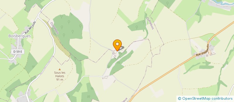 localisation de l'entreprise DE MONTORGUEIL  OUTREBOIS