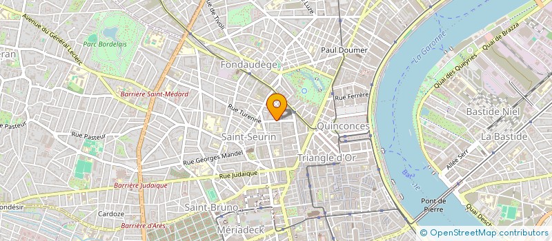 localisation de l'entreprise DE MONTORON  BORDEAUX