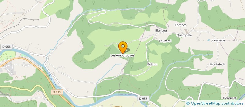 localisation de l'entreprise DE MONTUROU  SAINT ANTONIN NOBLE VAL