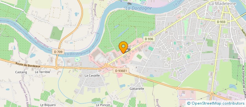 localisation de l'entreprise DE MOOR OPTIQUE à BERGERAC