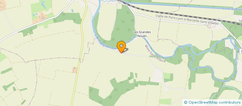 localisation de l'entreprise DE MORILLONS  MONT-SAINT-SULPICE