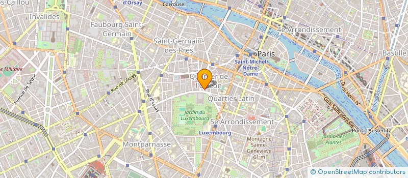 localisation de l'entreprise DE MORIN PHILIPPE  PARIS