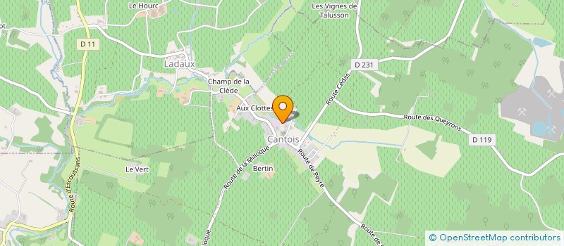 localisation de l'entreprise DE MOUNOT  PORTE-DE-BENAUGE