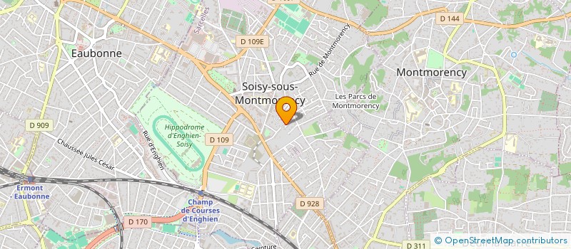 localisation de l'entreprise DE MOURA  SOISY-SOUS-MONTMORENCY