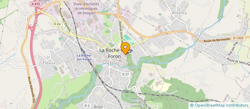 localisation de l'entreprise DE MOUSSY  LA ROCHE-SUR-FORON