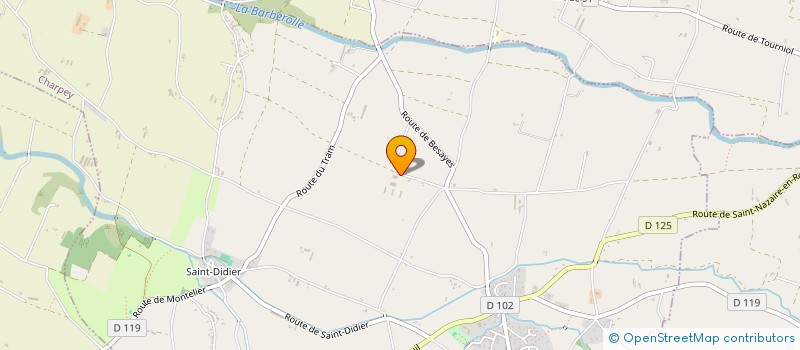 localisation de l'entreprise DE MOVANNES à CHARPEY