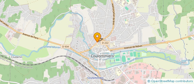 localisation de l'entreprise DE MUREL ET ASSOCIES  COULOMMIERS