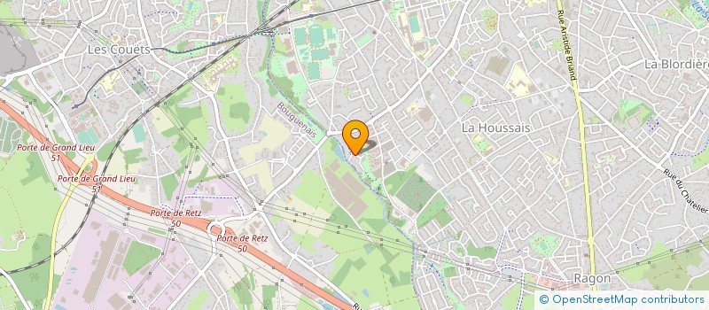 localisation de l'entreprise DE NANTES A REZE  REZE