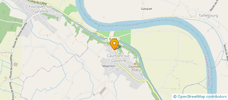 localisation de l'entreprise DE NAPIERIC  LE MAS-D'AGENAIS