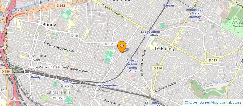 localisation de l'entreprise DE NAZARETH RECORDS  VILLEMOMBLE