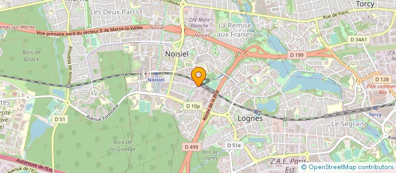 localisation de l'entreprise DE NEUVILLE à NOISIEL