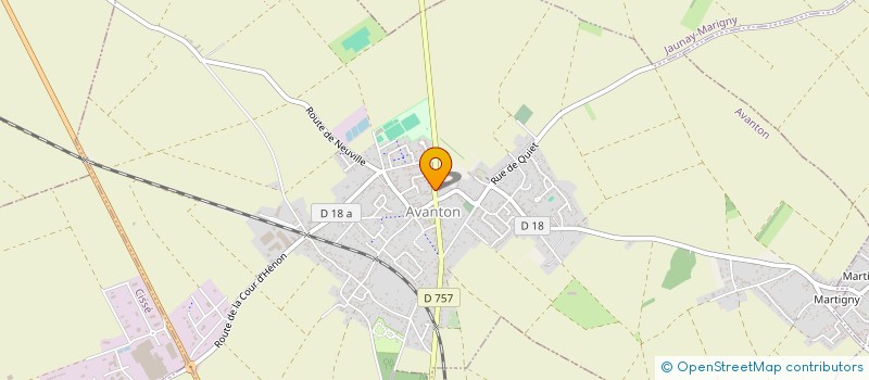 localisation de l'entreprise DE NEUVILLE à AVANTON