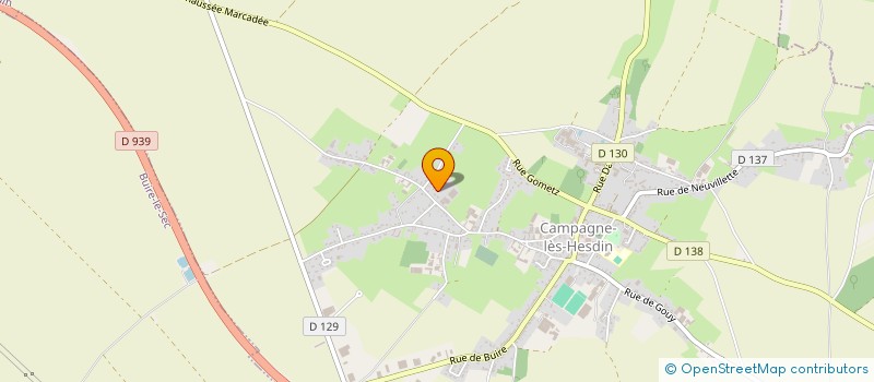 localisation de l'entreprise DE NEUVILLETTE  CAMPAGNE-LES-HESDIN