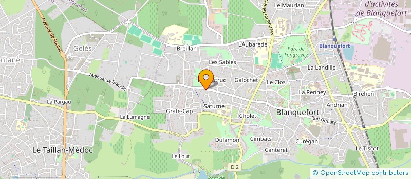 localisation de l'entreprise DE NEXON  LUDON-MEDOC