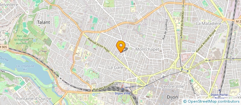localisation de l'entreprise DE NILO NIL à DIJON