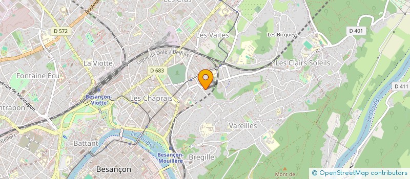 localisation de l'entreprise DE NIVEAU à BESANCON