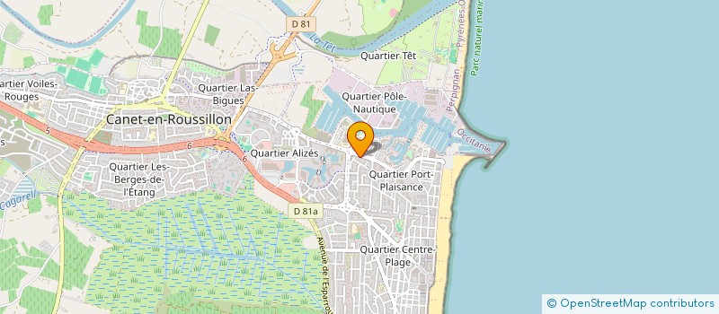 localisation de l'entreprise DE NOELL PIERRE EUGENIE  CANET-EN-ROUSSILLON