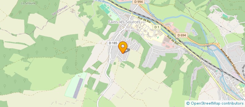localisation de l'entreprise DE NOLIERE  FAINS-VEEL