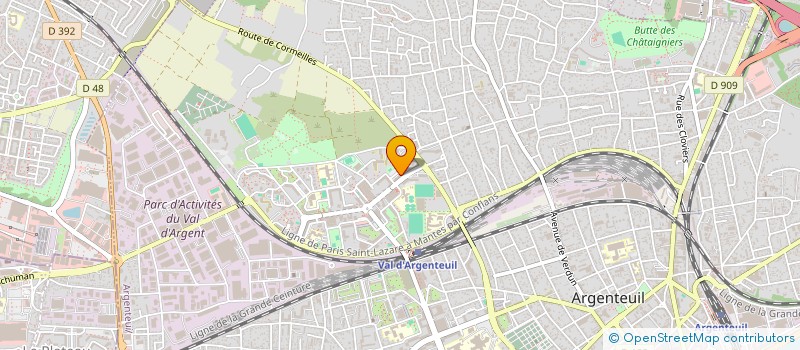 localisation de l'entreprise DE NOS PETITES MAINS  ARGENTEUIL