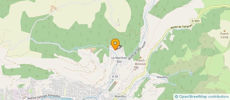 localisation de l'entreprise DE NOUGAYROLLES  ST-AFFRIQUE