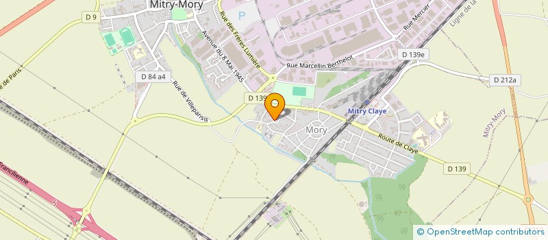 localisation de l'entreprise DE NOVION à MITRY-MORY