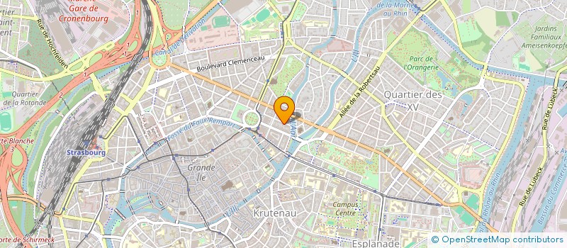 localisation de l'entreprise DE NUCE DE LAMOTHE à STRASBOURG