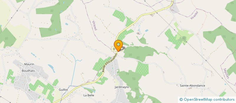 localisation de l'entreprise DE NUJONS  FOURQUES-SUR-GARONNE