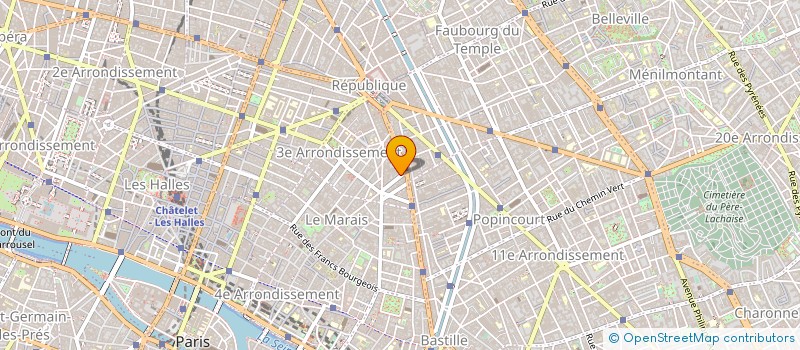 localisation de l'entreprise DE NUSSY  PARIS