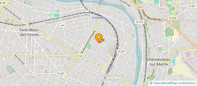 localisation de l'entreprise DE OLIVAL à SAINT-MAUR-DES-FOSSES