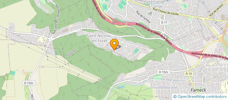 localisation de l'entreprise DE OLIVEIRA  HAYANGE