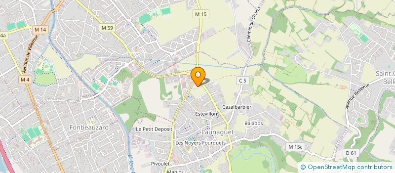 localisation de l'entreprise DE OLIVEIRA AUTOMOBILES à LAUNAGUET