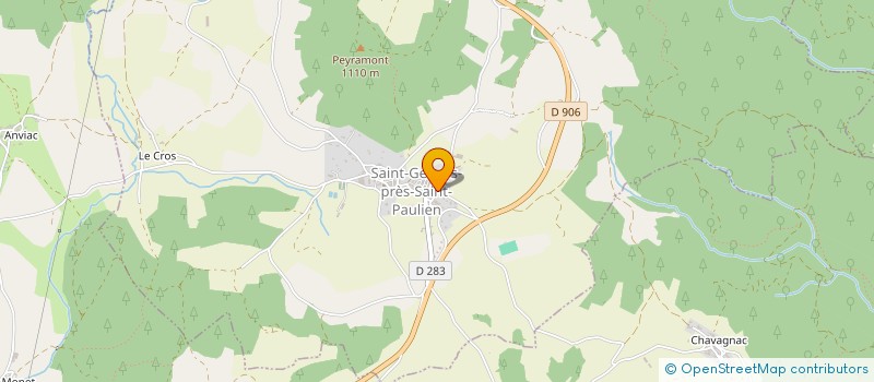 localisation de l'entreprise DE OLIVEIRA FRERES à BLANZAC