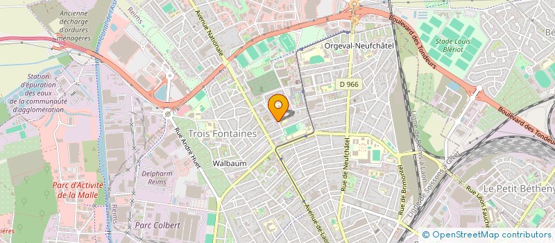 localisation de l'entreprise DE OLIVEIRA MACONNERIE à REIMS