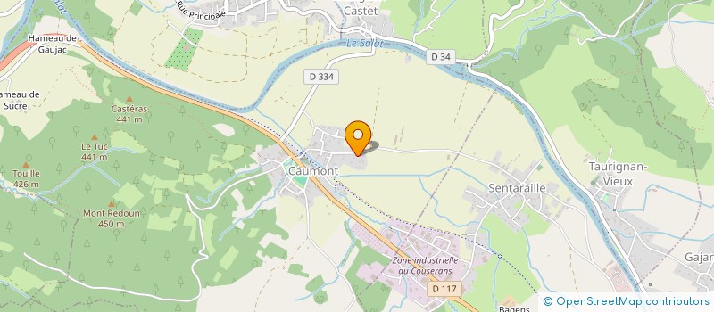 localisation de l'entreprise DE OLIVEIRA MANUEL ET FILS à CAUMONT