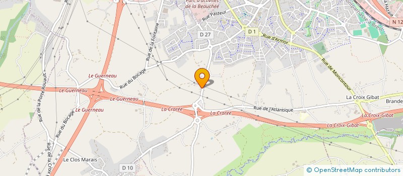localisation de l'entreprise DE OLIVEIRA RAVALEMENT à TREGUEUX