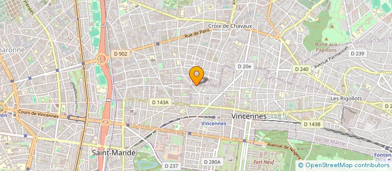 localisation de l'entreprise DE OTIO à MONTREUIL