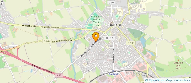 localisation de l'entreprise DE OUDE WOLVEN à BAILLEUL
