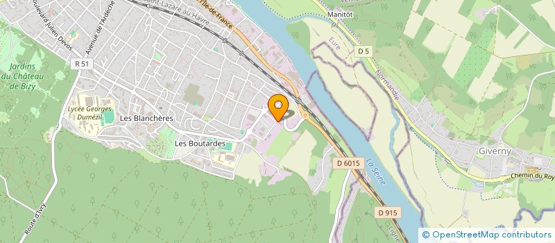 localisation de l'entreprise DE PAEPE CHAUDRONNERIE à VERNON