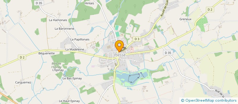 localisation de l'entreprise DE PAINFANT  PLESSE