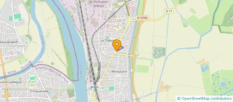 localisation de l'entreprise DE PALMAS ESPACES VERTS à ARLES