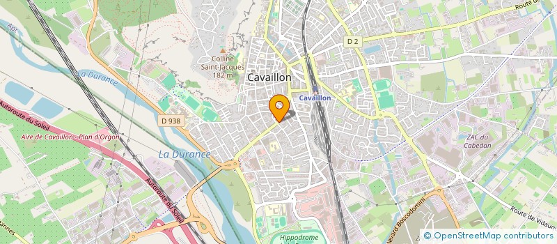 localisation de l'entreprise DE PALO DORANDEU  CAVAILLON