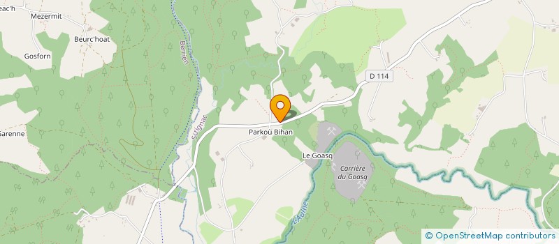 localisation de l'entreprise DE PARCOU BIAN à SCRIGNAC