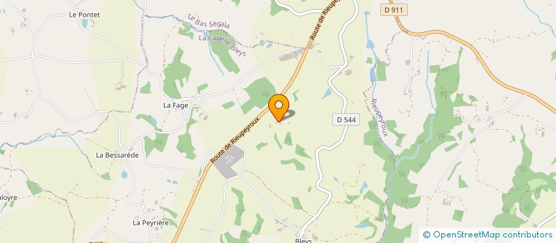 localisation de l'entreprise DE PARIS  LA CAPELLE-BLEYS