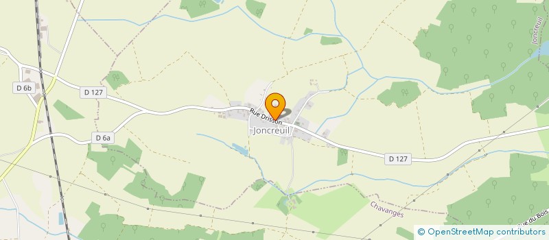 localisation de l'entreprise DE PARNOLLE  JONCREUIL