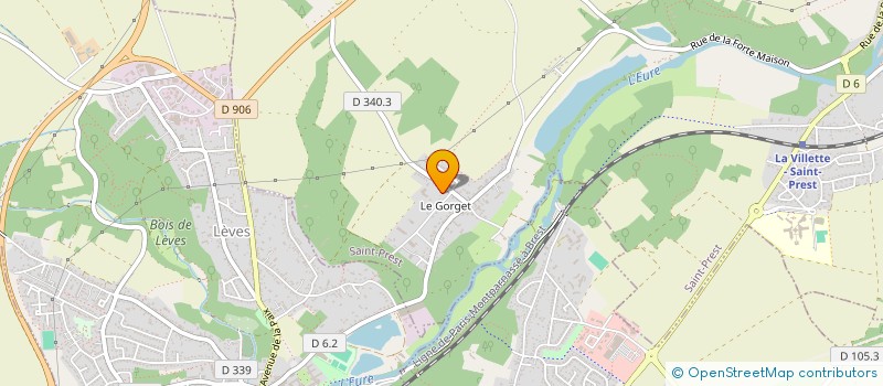 localisation de l'entreprise DE PASQUALE CHAUFFAGE à ST PREST