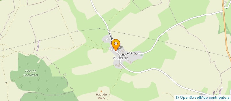 localisation de l'entreprise DE PASSIGNY  SERROUVILLE