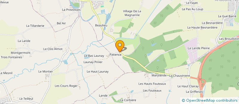 localisation de l'entreprise DE PATIENCE à ANDOUILLE-NEUVILLE