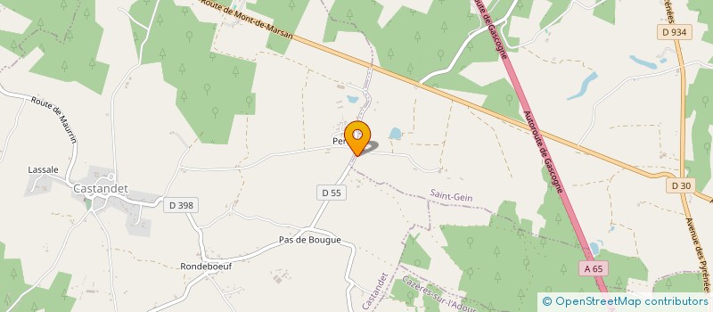 localisation de l'entreprise DE PAUL ET JARDON à CASTANDET